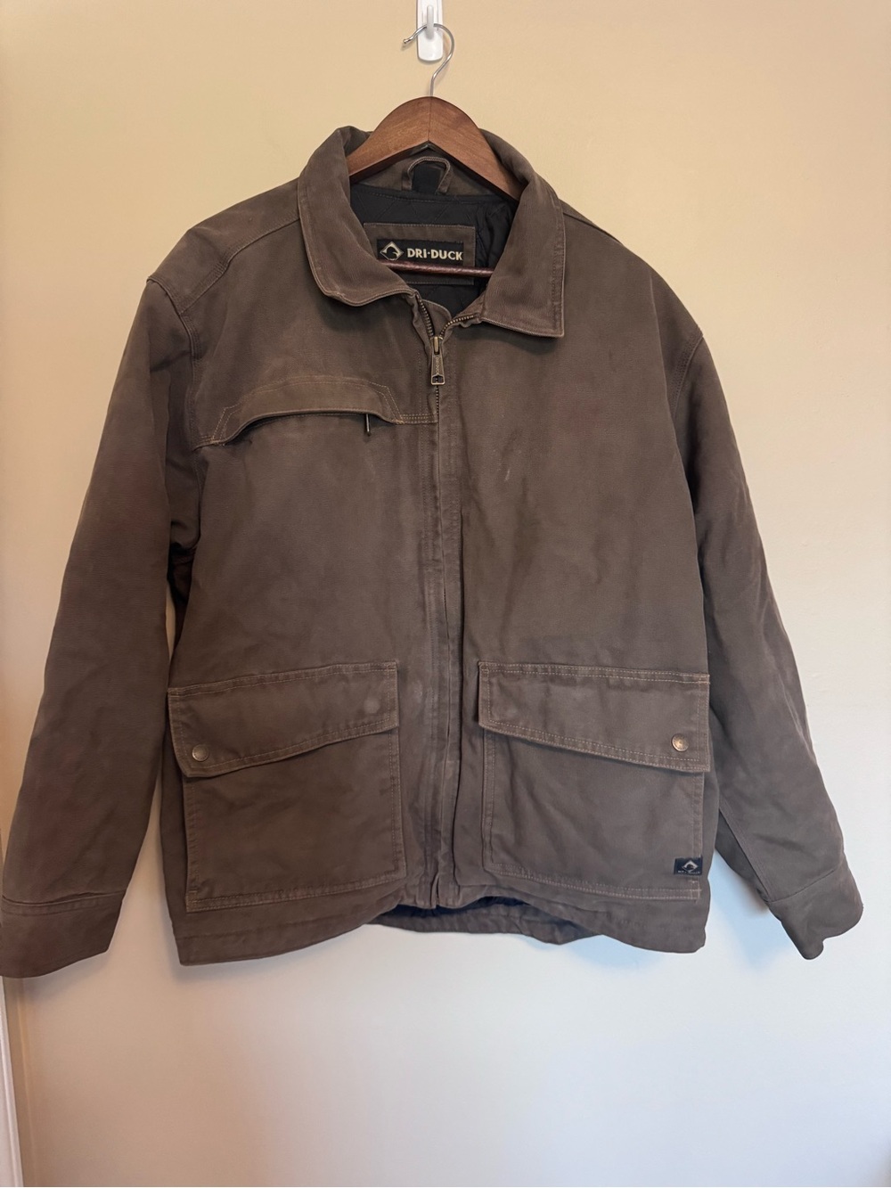 Dri-Duck Men's Brown Canvas Field Jacket